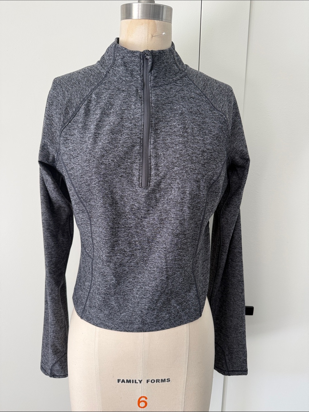 Old Navy Dark Gray Half-Zip Athletic Pullover
